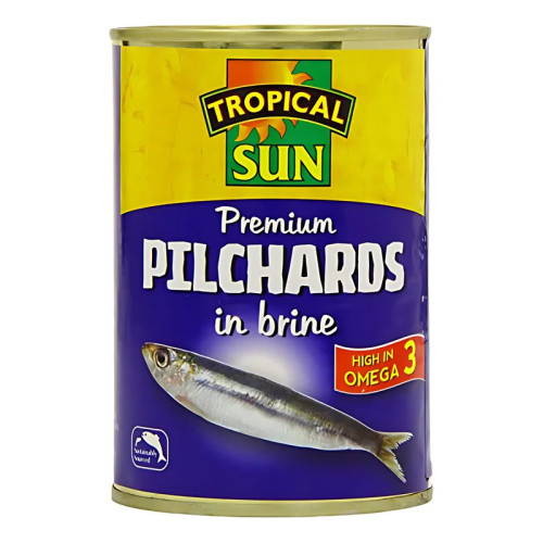 TROPICAL SUN PREMIUM PILCHARD IN BRINE 1x6x400G