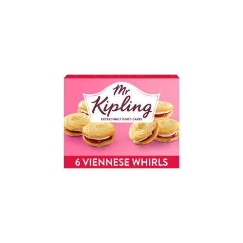 MR KIPLING VIENNESE WHIRLS 6 PACK 1x168G