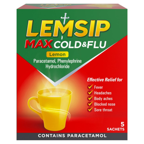 LEMSIP MAX STRENGTH LEMON 1x6x5s
