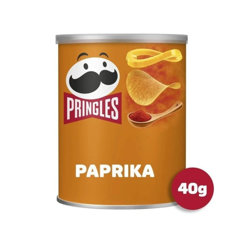 PRINGLES PAPRIKA CRISPS 1x12x40G