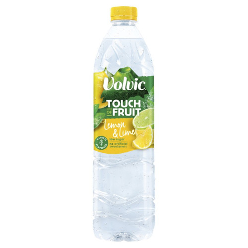 VOLVIC FLAVOURED WATER LEMON LIME BOTTLE 1x6x1.5L