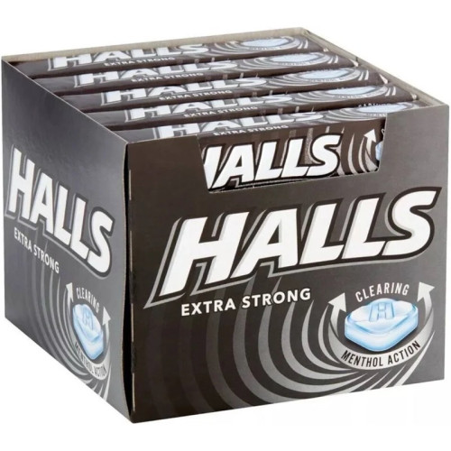 HALLS MENTHOL EXTRA STRONG SOOTHERS 1x20x3.5G