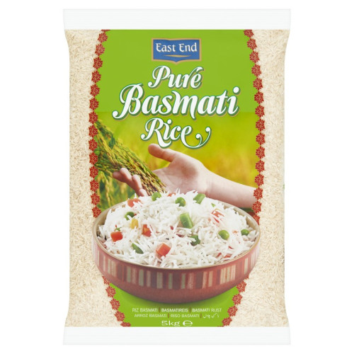 EAST END BASMATI PURE RICE 1x5KG