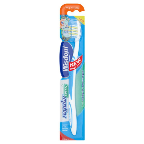 WISDOM REGULAR MEDIUM TOOTHBRUSH 1x12xSGL