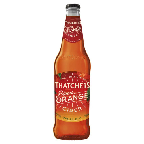 THATCHERS BLOOD ORANGE CIDER BOTTLE 1x6x500ML