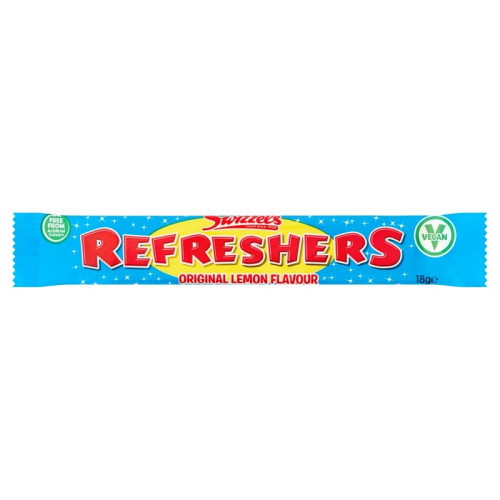 SWIZZELS REFRESHERS ORIGINAL LEMON CHEW BAR 1x60x18G