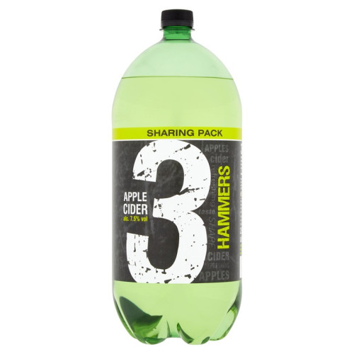 3 HAMMERS APPLE CIDER BOTTLE 1x4x2.5L