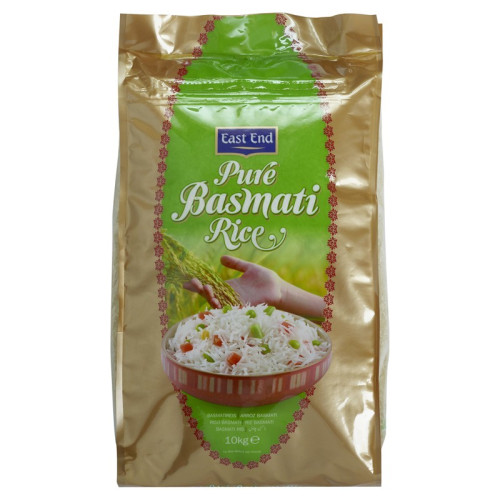 EAST END PURE BASMATI RICE 1x10KG
