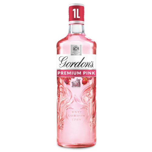 GORDONS PREMIUM PINK GIN BOTTLE 1x1L