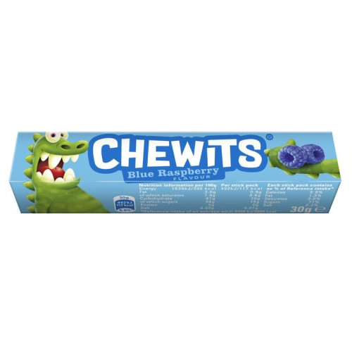 CHEWITTS STINGER BLUE RASPBERRY SWEETS 1x40x30G