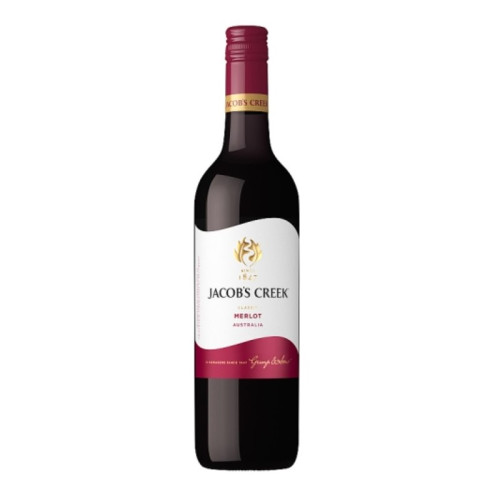 JACOBS CREEK MERLOT RED WINE BOTTLE 1x75CL