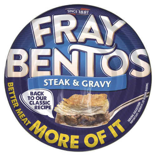 FRAY BENTOS STEAK GRAVY PIE 1x6x425G