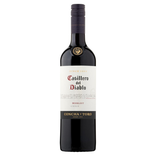 CASILLERO DEL DIABLO MERLOT RED WINE BOTTLE 1x75CL