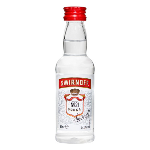 SMIRNOFF RED VODKA BOTTLE 1x12x5CL