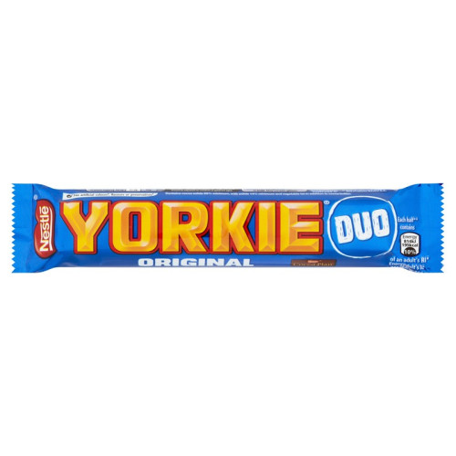 YORKIE MILK CHOCOLATE DUO BAR 1x24x72G