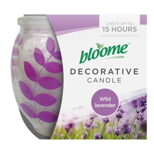 BLOOME WILD LAVENDER DECORATIVE CANDLES 1x12
