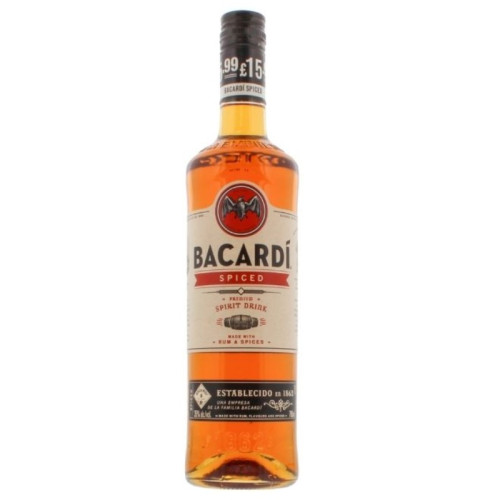 BACARDI SPICED RUM BOTTLE 1x70CL PMP &Acirc;&pound;26.15