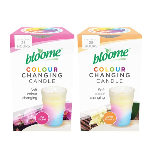 BLOOME COLOUR CHANGING CANDLES 1x1s
