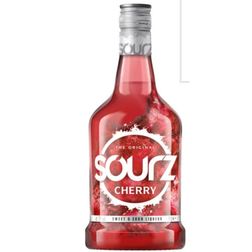 SOURZ CHERRY LIQUEUR BOTTLE 6x70CL