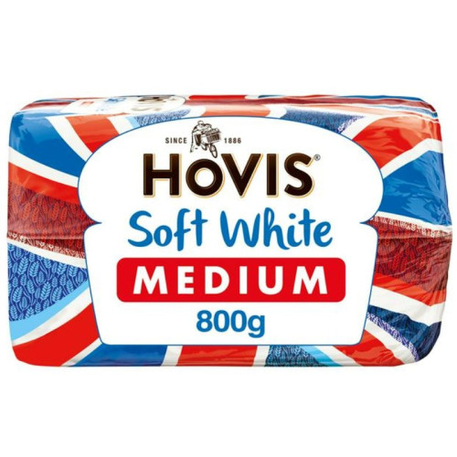 HOVIS SOFT WHITE THICK SLICED BREAD 1x800G
