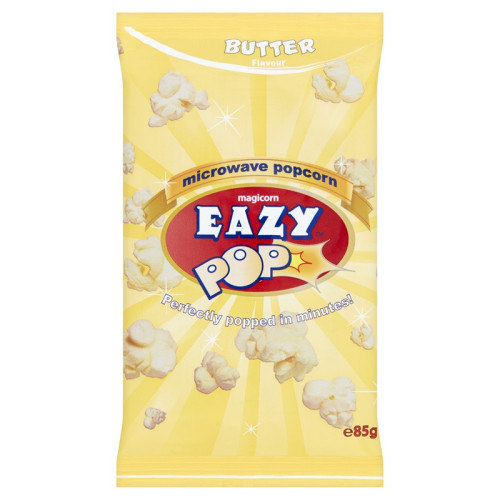 EASYPOP MICROWAVE BUTTER POPCORN 1x16x85G