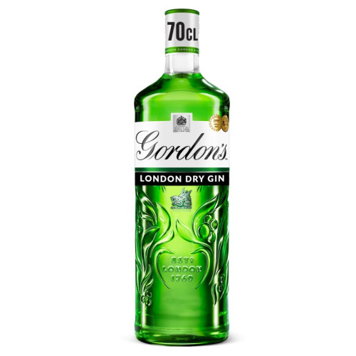 GORDONS LONDON DRY GIN BOTTLE 6x70CL