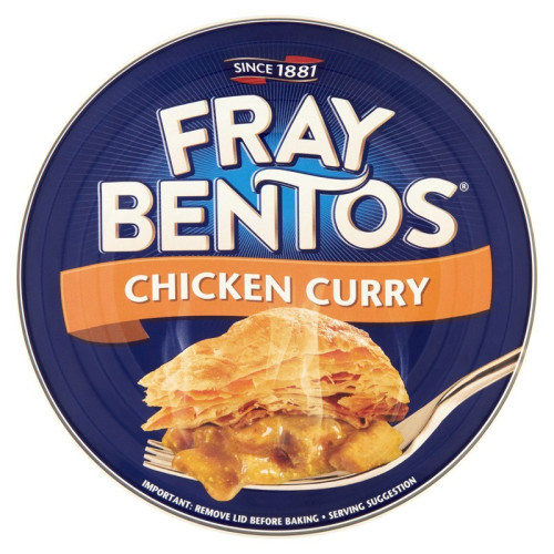FRAY BENTOS CHICKEN CURRY PIE 1x6x425G