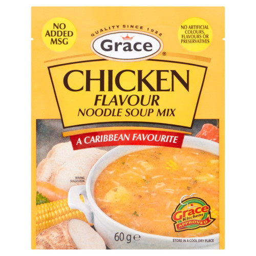 GRACE CHICKEN FLAVOURED NOODLE SOUP MIX 1x12x60G