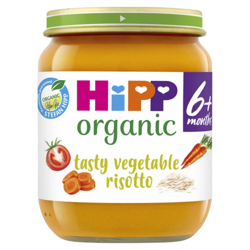 HIPP VEGETABLE RISOTTO 6+MONTHS 1x6x125G