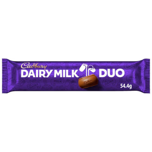 CADBURY DAIRY MILK CHOCOLATE DUO BAR 1x36x54.4G
