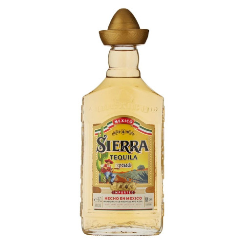 SIERRA RESPOSADO GOLD TEQUILA BOTTLE 1x35CL