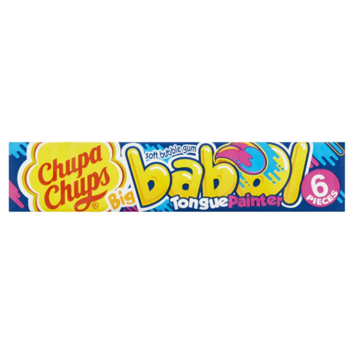 CHUPA CHUPS BABOL TONGUE PAINT SWEETS 6 PACK 1x20x276G