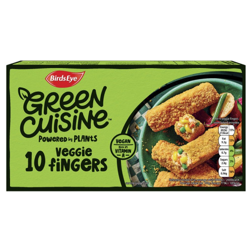 BIRDS EYE VEGETABLE FINGERS 10 PACK 1x284G