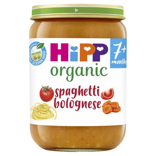 HIPP SPAGHETTI BOLOGNESE 7+ MONTHS 1x6x190G