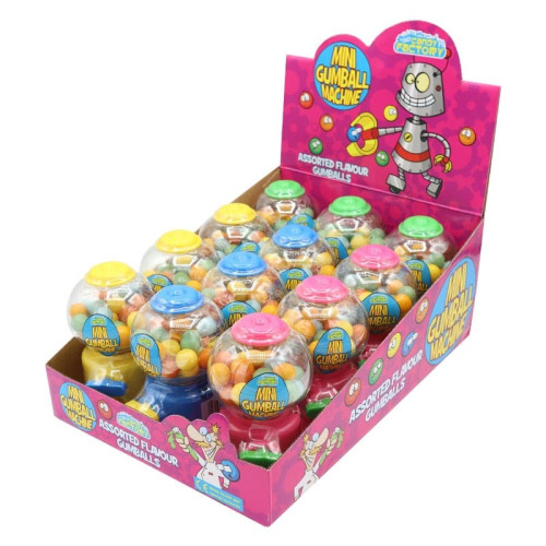 CRAZY CANDY FACTORY GUMBALL SWEETS MACHINE 1x12x35G