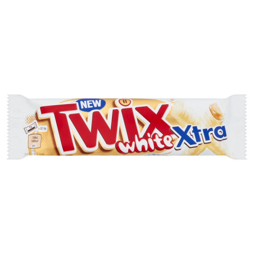 TWIX XTRA WHITE CHOCOLATE BAR 1x24x75G