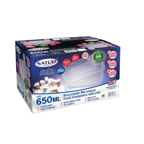 SATCO CONTAINER 1x250x650ML