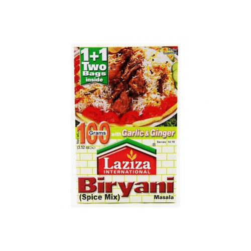 LAZIZA BIRYANI PLAIN MASALA 12x6x100G