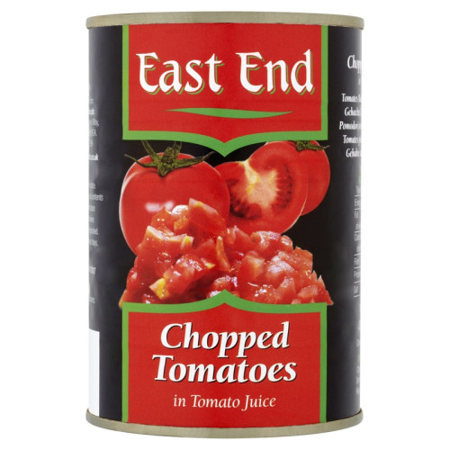 EAST END CHOPPED TOMATOES TIN 1x12x397G