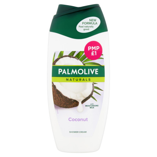 PALMOLIVE NATURALS COCONUT& MILK SHOWER GEL & BODY WASH 1x6x250ML PMP &Acirc;&pound;1