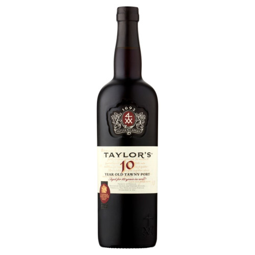 TAYLORS TAWNY PORT 10 YEAR FORTIFIED WINE BOTTLE 1x75CL