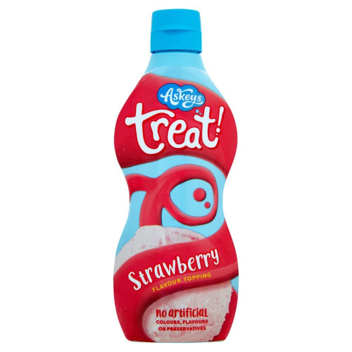 ASKEYS STRAWBERRY TREAT FLAVOUR SAUCE 1x6x325G
