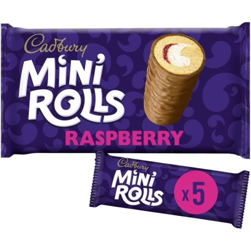 CADBURY MINI RASPBERRY ROLLS 1x135G