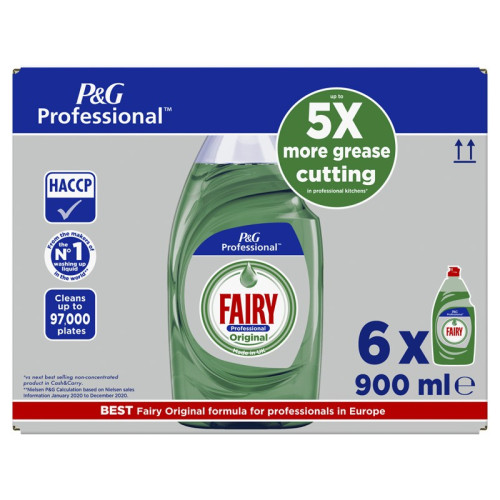 FAIRY ORIGINAL WASHING UP LIQUID 1x6x900ML