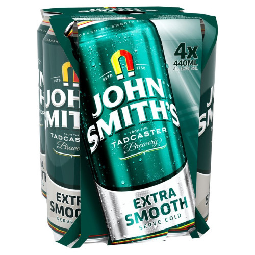 JOHN SMITH EXTRA SMOOTH LAGER CAN 1x24x440ML