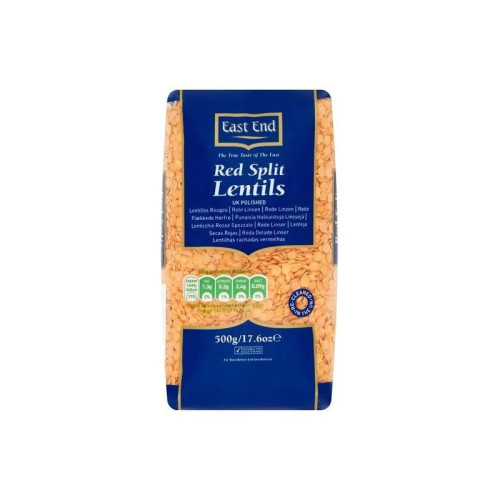 EAST END POLISHED RED LENTILS B PACK 1x6x500G