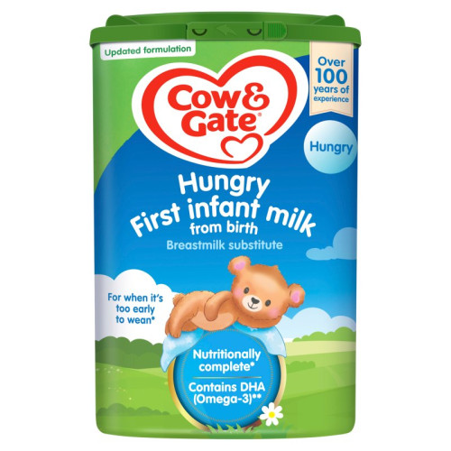 COW & GATE HUNGRY FIRST MILK POWDER 6x800G