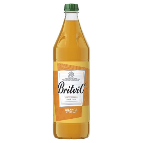 BRITVIC CORDIAL ORANGE BOTTLE 1x12x1L