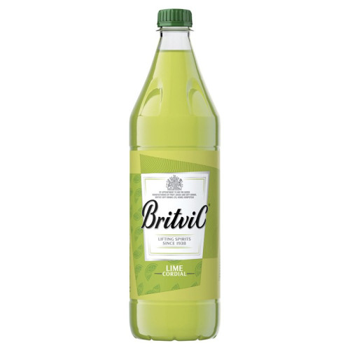 BRITVIC CORDIAL LIME BOTTLE 1x12x1L