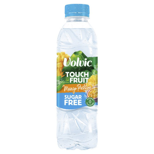 VOLVIC FLAVOURED WATER MANGO PASSION FRUIT BOTTLE 1x12x500ML